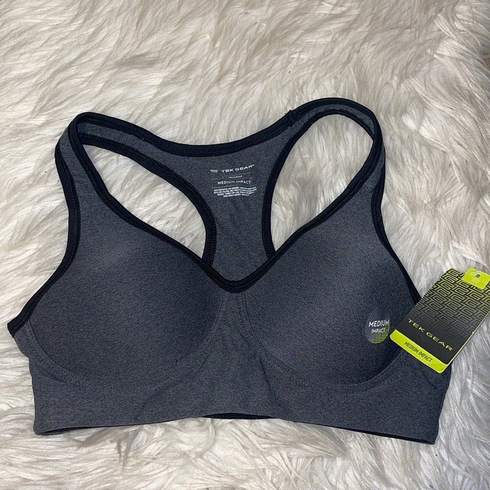 Tek Gear Gray Sports Bra